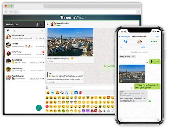 Screenshot Threema