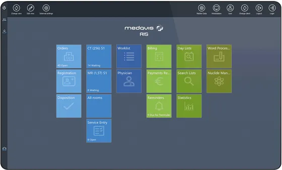 Screenshot medavis RIS