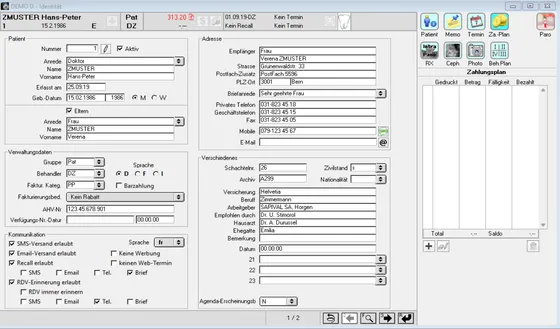 Screenshot Dentagest