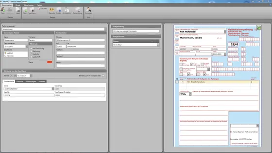 Screenshot MedHQ – Medical Headquarter