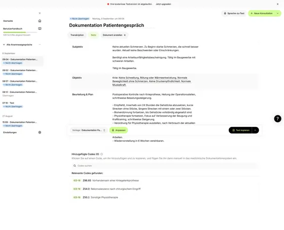 Screenshot Tandem Health (Tandem Health AB)