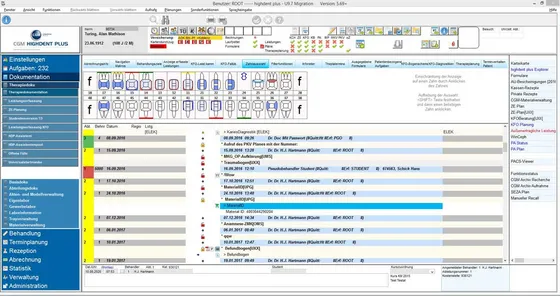 Screenshot CGM HIGHDENT PLUS