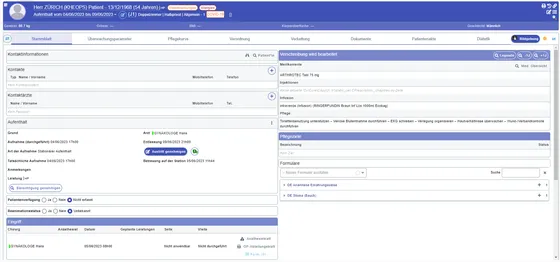 Screenshot ClevEHR (Kheops Technologies)
