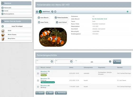 Screenshot vetpraxis.de (vetpraxis.de GmbH)
