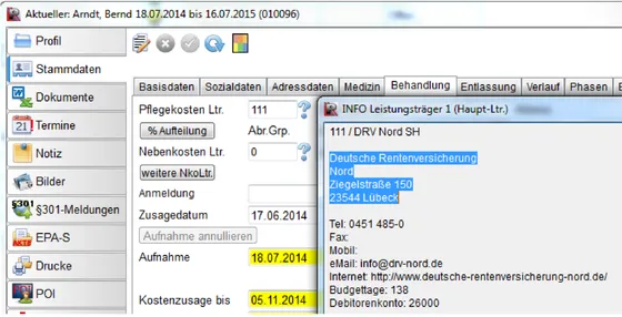 Screenshot PATFAK ( Redline Data GmbH)