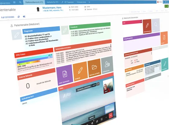 Screenshot MyCare2x (healthcare Consulting GmbH)