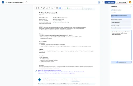 Screenshot CureCode (CureCode SA)