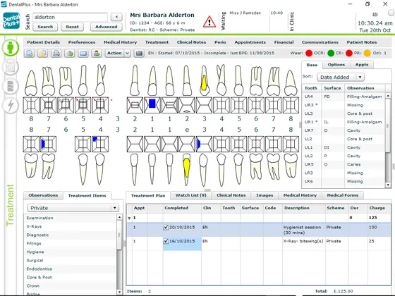 Screenshot DENTALplus