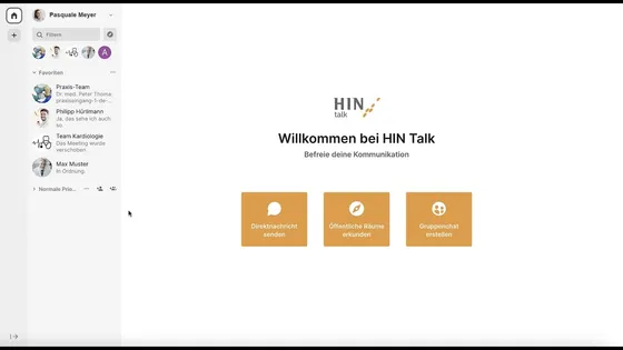 Screenshot HIN Talk