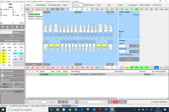 Screenshot Softdent