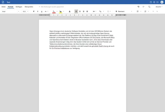 Screenshot OpenXChange