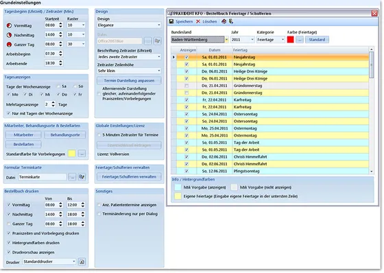 Screenshot PRAXIDENT A4