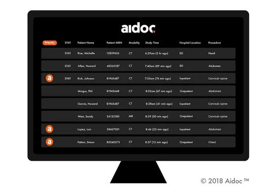 Screenshot aidoc