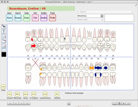 Screenshot dentalprozess