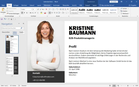 Screenshot SoftMaker Office
