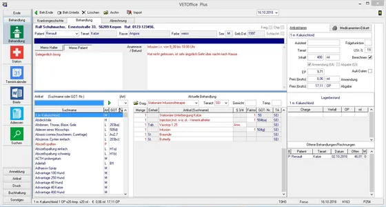 Screenshot VETOffice (VETOffice Software)