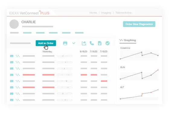 Screenshot VetConnect PLUS (Indexx)